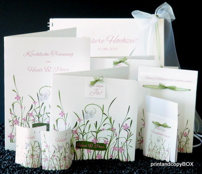 Taschentuchtasche "Hochzeitswiese" rose Taschentuchtasche "Hochzeitswiese" rose