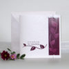 Fantastische Geburtstagseinladung in traumhaftem aubergine
