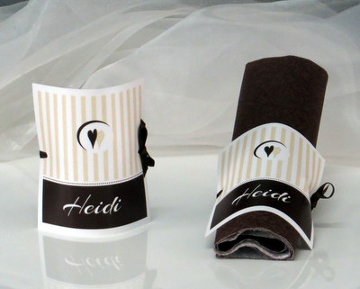 Hochzeitstischkarten edel - und ausgefallen in der Form. Hochzeitstischkarten edel - und ausgefallen in der Form.