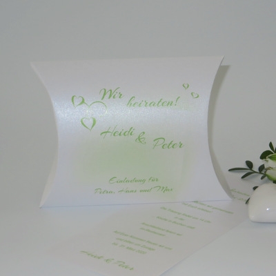 Hochzeitseinladungsbox "Lieblingsfarbe" grün-67362 Hochzeitseinladungsbox "Lieblingsfarbe" grün-67362