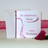 Geburtstagseinladung "Sternregen" pink
