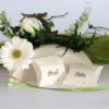 Gastgeschenk "Dots" grün