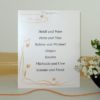 Gruppentischkarte "Loop" apricot Geburtstag
