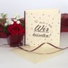 Hochzeitseinladung "Dots" rot