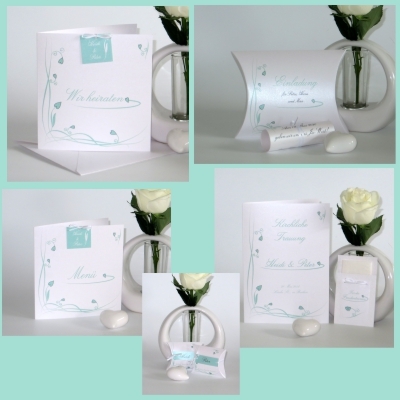 Hochzeitskollektion "Loop" mint Hochzeitskollektion "Loop" mint