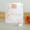Einladung zur Silberhochzeit "Loop" apricot