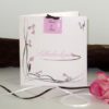 Einladung zur Silberhochzeit "Loop" rosa