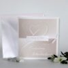 Einladung Silberhochzeit "Farbharmonie" creme