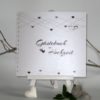 Gästebuch "Farbherzen" braun zur Hochzeit