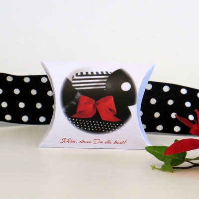 Gastgeschenk & Tischkarte "Rockabilly"