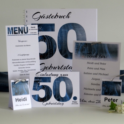 Geburtstagsset "Jeans"