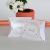 Tischkarte + Gastgeschenk "Konfetti" apricot