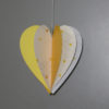 Herzhänger "Farbherzen" gelb