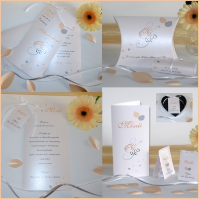 Stilvolle Einladungskarten zur Silberhochzeit und mehr mit einem besonderen Design.