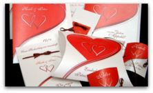 Moderne Hochzeitskartenset