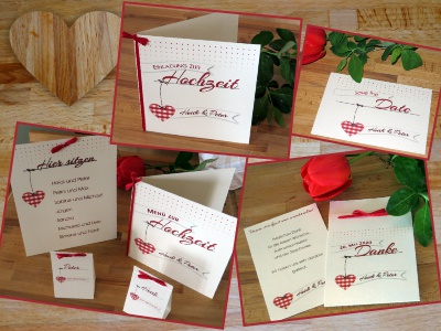 Hochzeitskollektion Hochzeitskarten für eine Almhochzeit