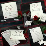 Rote Hochzeit Einladungen und Kartensets