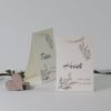 Tischaufsteller "Natur" rose creme