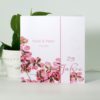 Einladung zur Silberhochzeit "Blütenrausch" pink weiß recycling