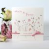 Hochzeitseinladung "Floralia" rosa creme