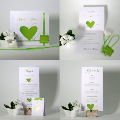 Papeterie für die Silberhochzeit 